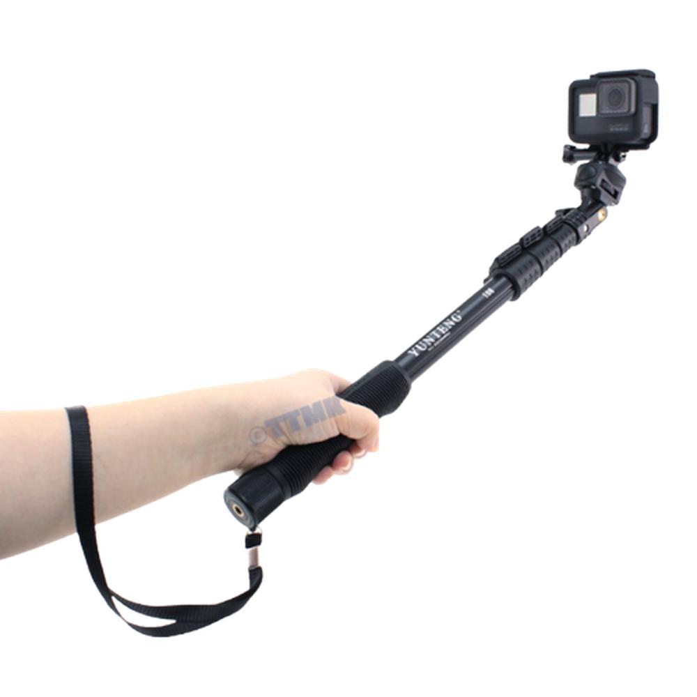 알루미늄합금 액션캠 셀카봉 180도각도조절 40-120cm