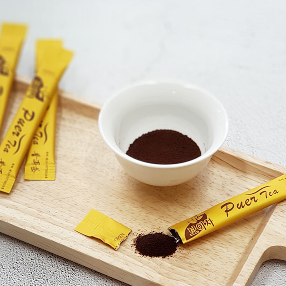 차예마을 바로녹는 운남성 보이차 가루 추출 분말 40스틱 20g, 10개 - 상세 이미지 4
