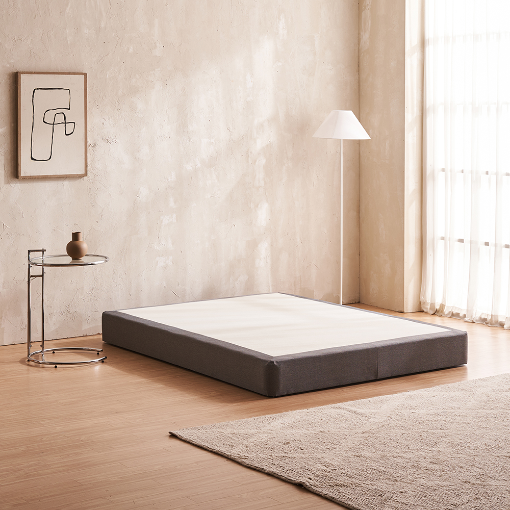 더베드랩 호텔식 무헤드침대프레임 평상형 패브릭 침대파운데이션(SS Q K LK)
