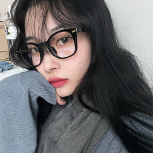 블루라이트차단 안경 사각 투명 뿔테 안경테 남자 여자 검정 얼굴형에맞는 솔직 후기 | 실사용자 리뷰 분석 - 상품 이미지 1