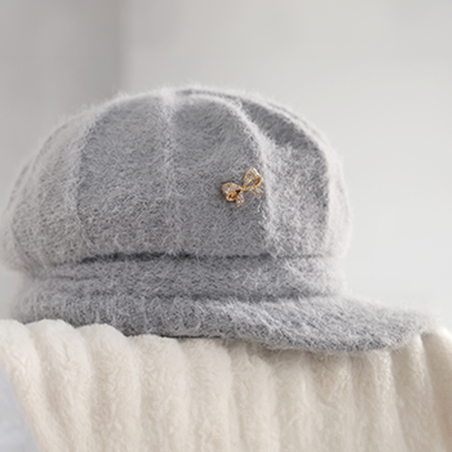 장미화 메종 아르떼 패션 방한모자 귀달이모자 4종 여성 겨울 털 방한모