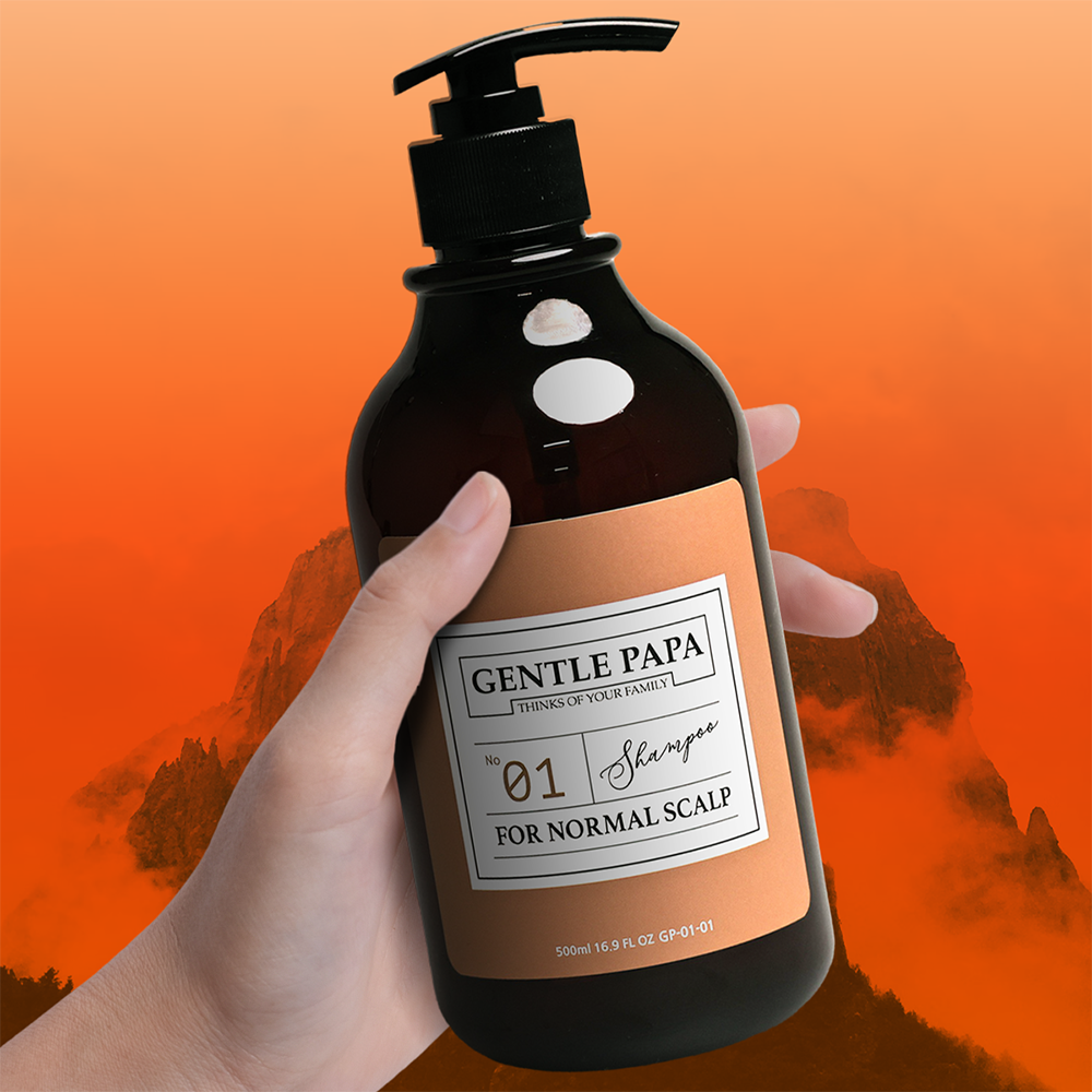 젠틀파파 데일리 약산성 샴푸 500ml 온 가족 순한 저자극 두피 케어 - 상세 이미지 3
