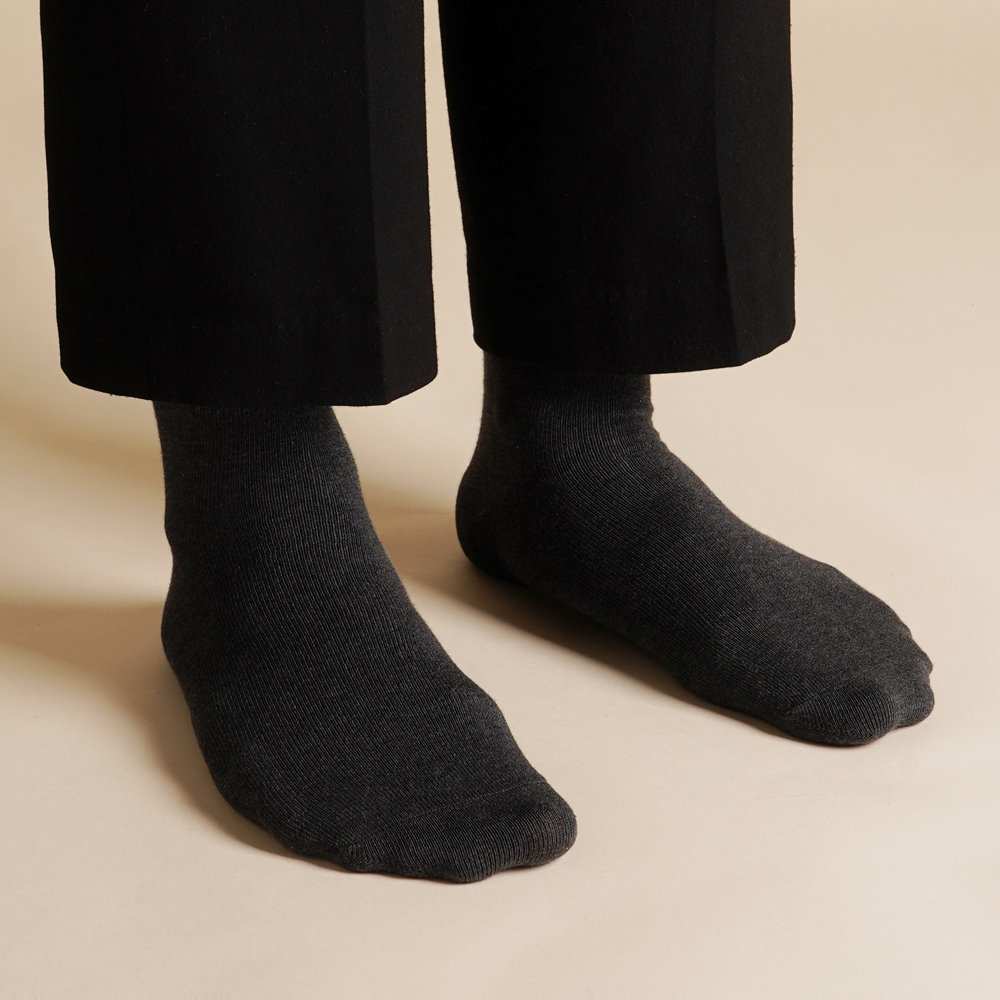 42g 톡톡한 남자 무지 8켤레 발냄새 소취 양말 M L 빅사이즈 정장 장목 중목