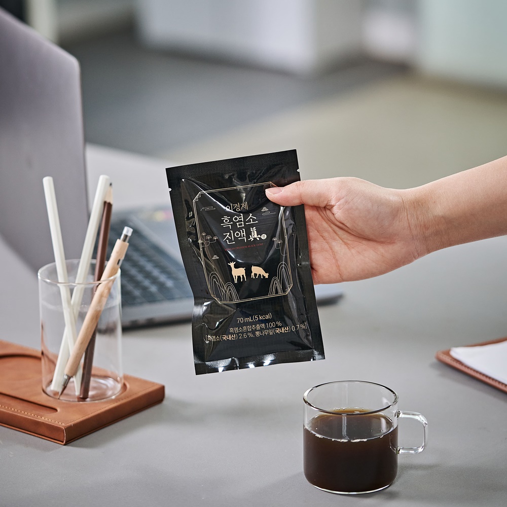 (총 2박스 60포 2개월분) 이경제 흑염소 진액 진 엑기스 즙 이경재 국내산 리뉴얼 70ml 30포, 2개