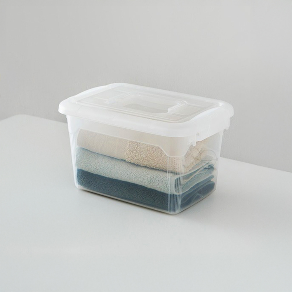 DOVER 멀티수납함 5L 215x140x160mm, 1단, 반투명 - 상세 이미지 2