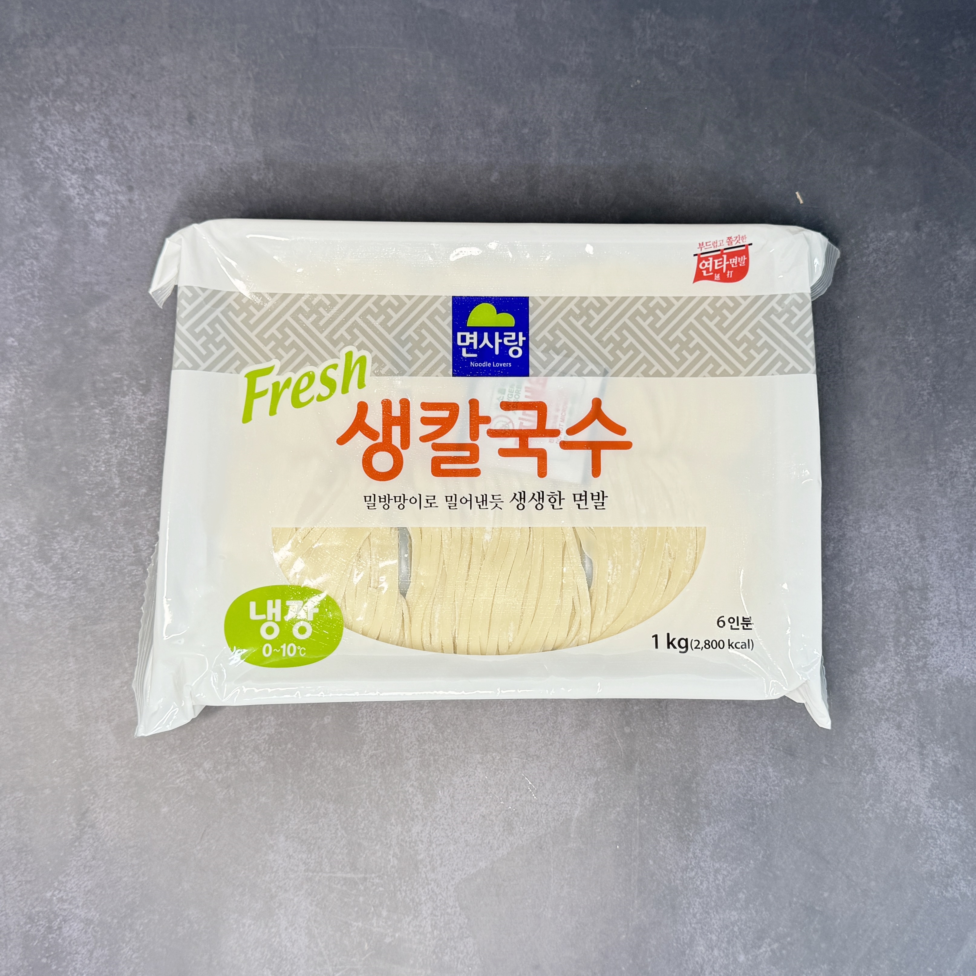 면사랑 냉장 생칼국수면 칼국수생면 칼국수면 업소용 6인분 1kg, 10개 - 상세 이미지 2