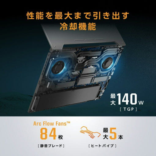 ASUS TUF Gaming F15의 측면 포트 구성