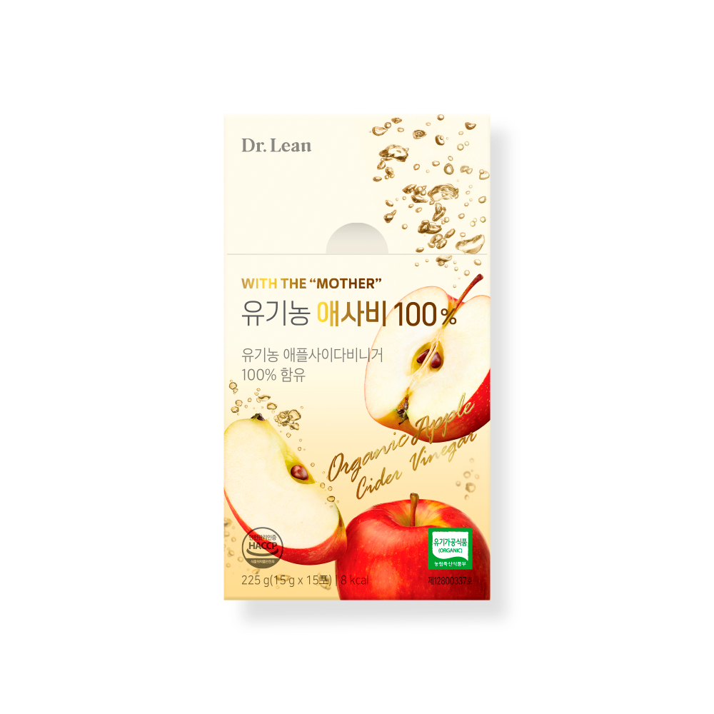 [3박스] 닥터린 유기농 애사비 100% 애플사이다비니거 15포, 3개 - 상세 이미지 4