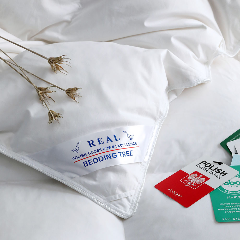 프리미엄 폴란드 구스다운이불 경량 사계절 겨울용 거위솜털이불솜 퀸 라지 이스턴킹 SS
