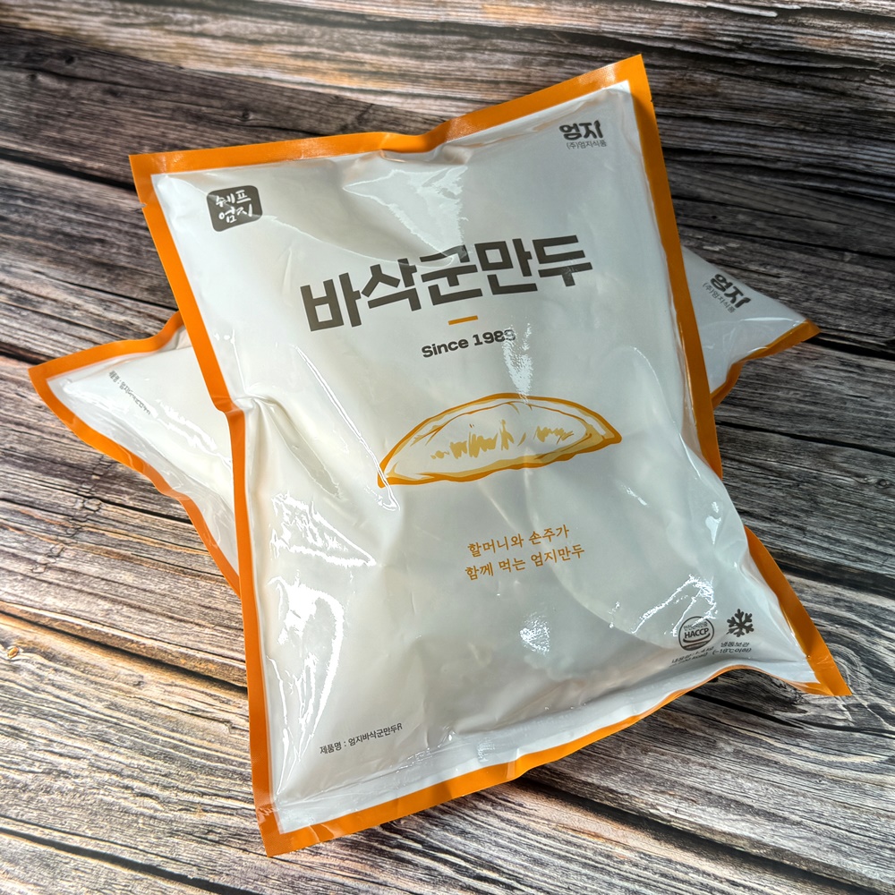 엄지 맛있는 군만두 냉동 튀김만두 업소용 고기, 1.4kg, 6개 - 상품 이미지