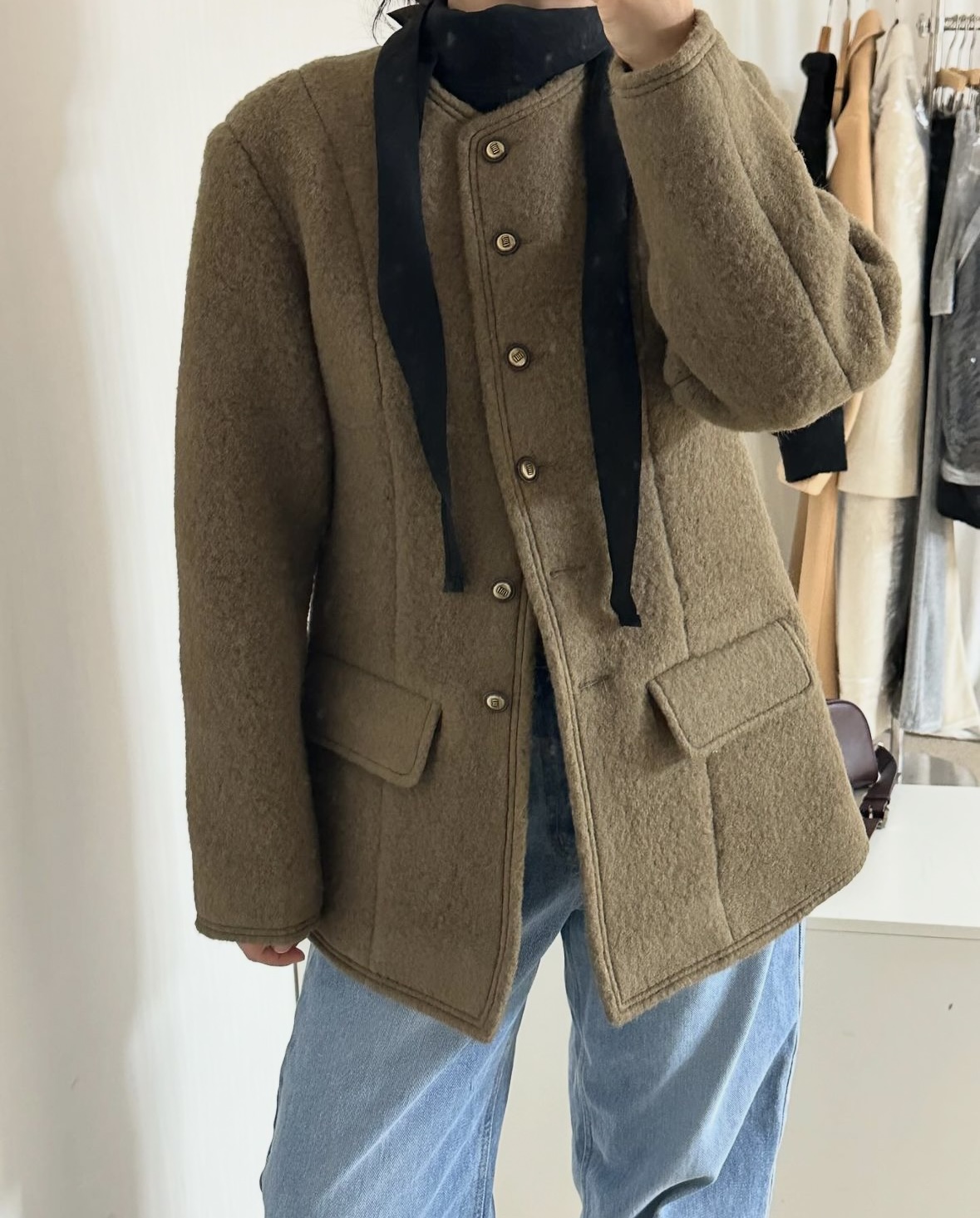 wool 70) mute alpaca wool coat 상세 이미지 16
