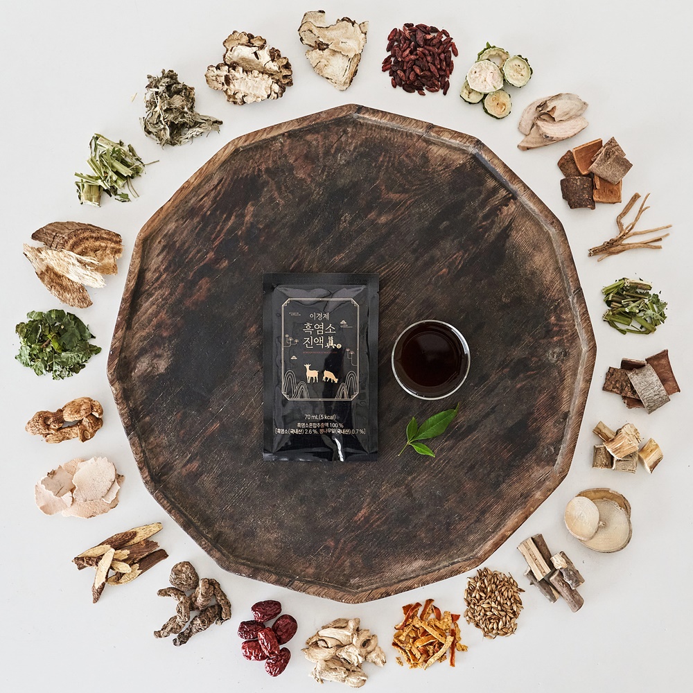 (총 2박스 60포 2개월분) 이경제 흑염소 진액 진 엑기스 즙 이경재 국내산 리뉴얼 70ml 30포, 2개