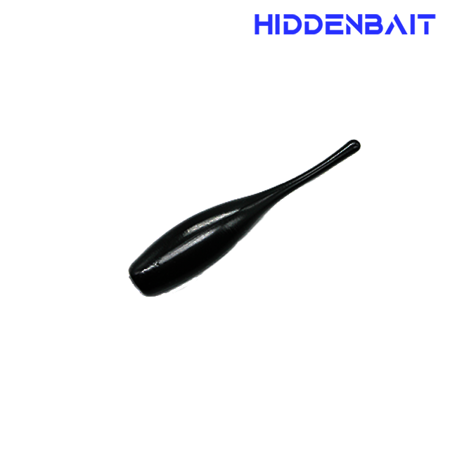 히든베이트 파시티 고비중 배스웜 우럭웜 루어낚시 소프트웜 H001 DARK BLACK, 8cm - 상품 이미지