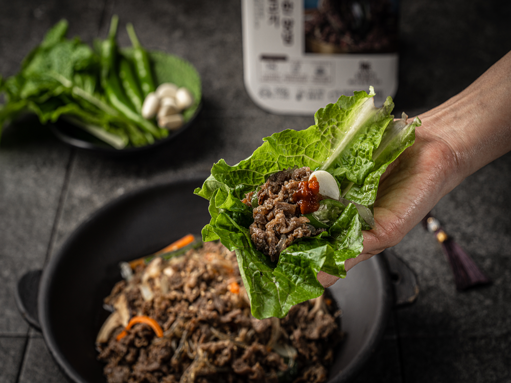 채움데이 양념 소불고기 300g 간장불고기 반찬 캠핑 음식 언양 파 - 상세 이미지 4