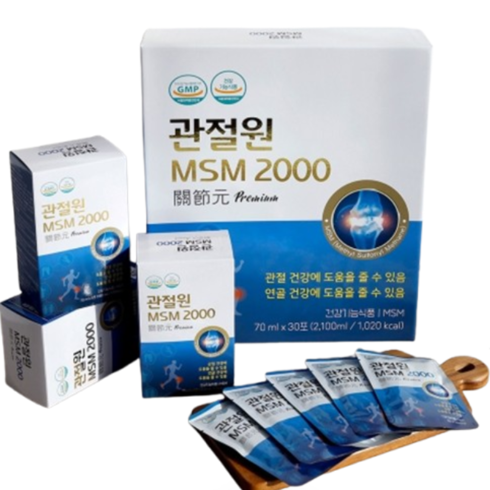 관절원 마시는 MSM 2000 액상 70ml 30포, 1개 - 상품 이미지