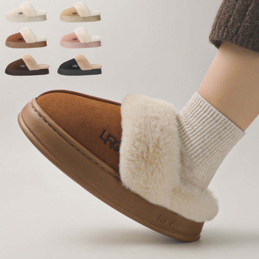 겨울 털 슬리퍼 키높이 방한 사무실 통굽 실내화