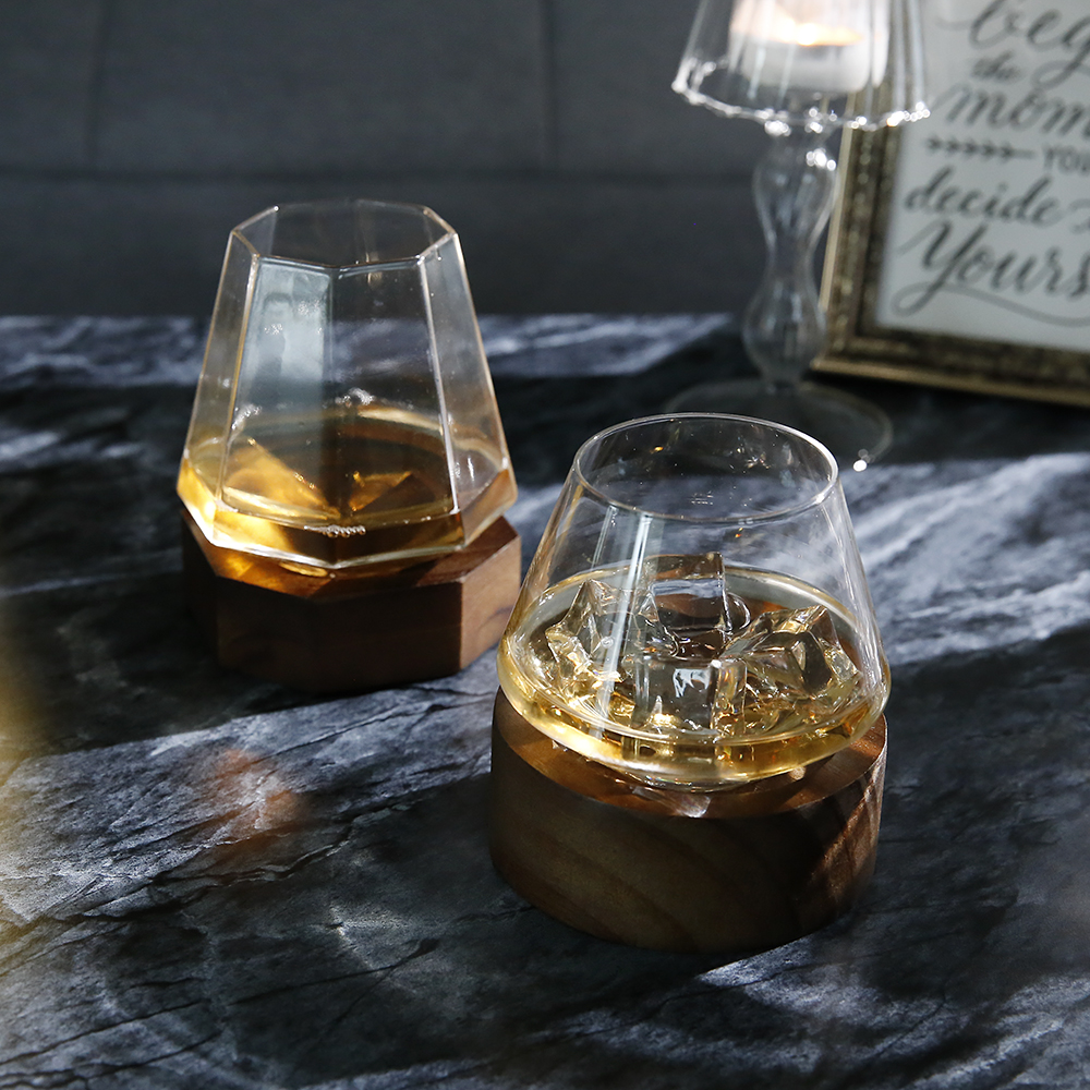 플라라 쉐이크 하이볼 온더락잔 양주잔 언더락잔 에어링 스월링 위스키잔 코스터 세트 라운드