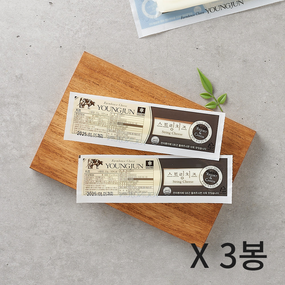 영준목장 수제 스트링치즈 3봉 (20gx21개) 가격 추이 영준목장 영준목장 수제 스트링치즈 3봉 (20gx21개) - 최저가 30,000원