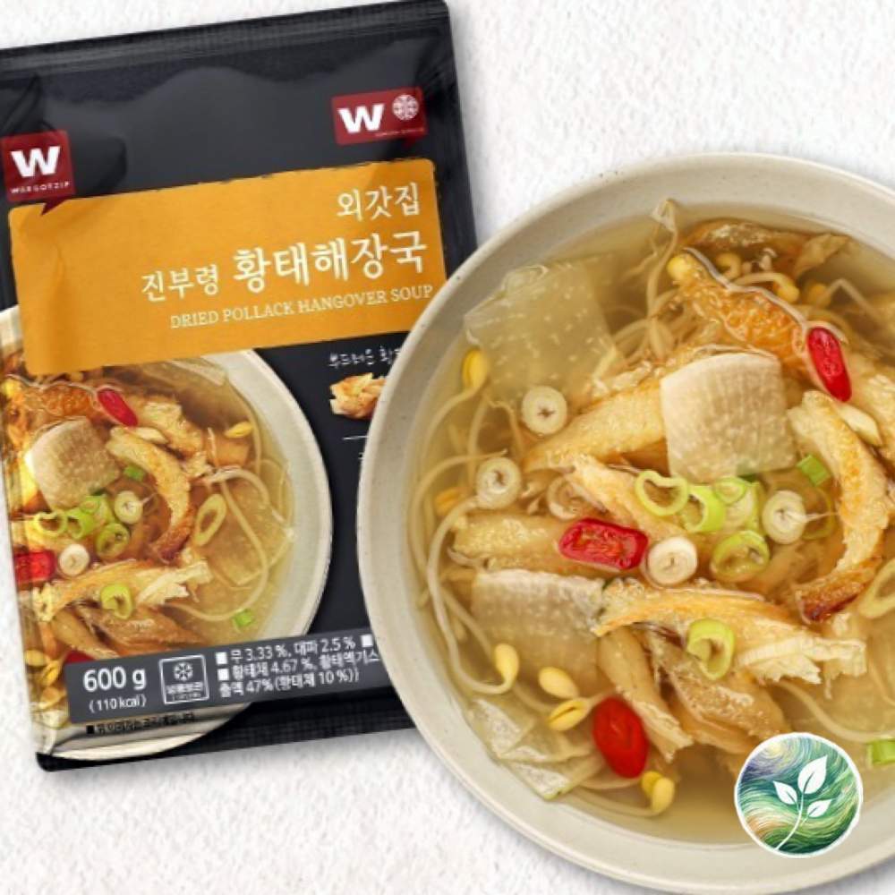 황태해장국 600gx10팩 진부령 국탕찌개 : 청초들마켓텐