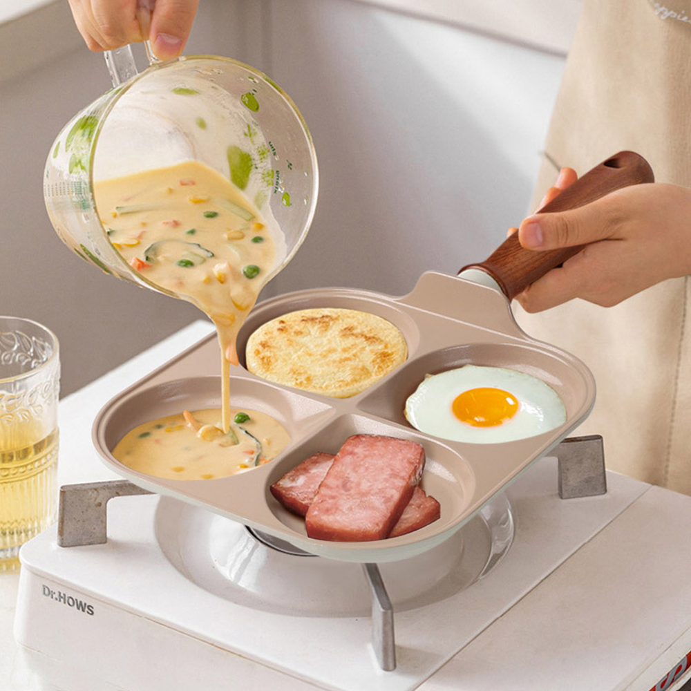 인덕션전용후라이팬 핫케이크 4구 에그팬 국산 계란 프라이팬