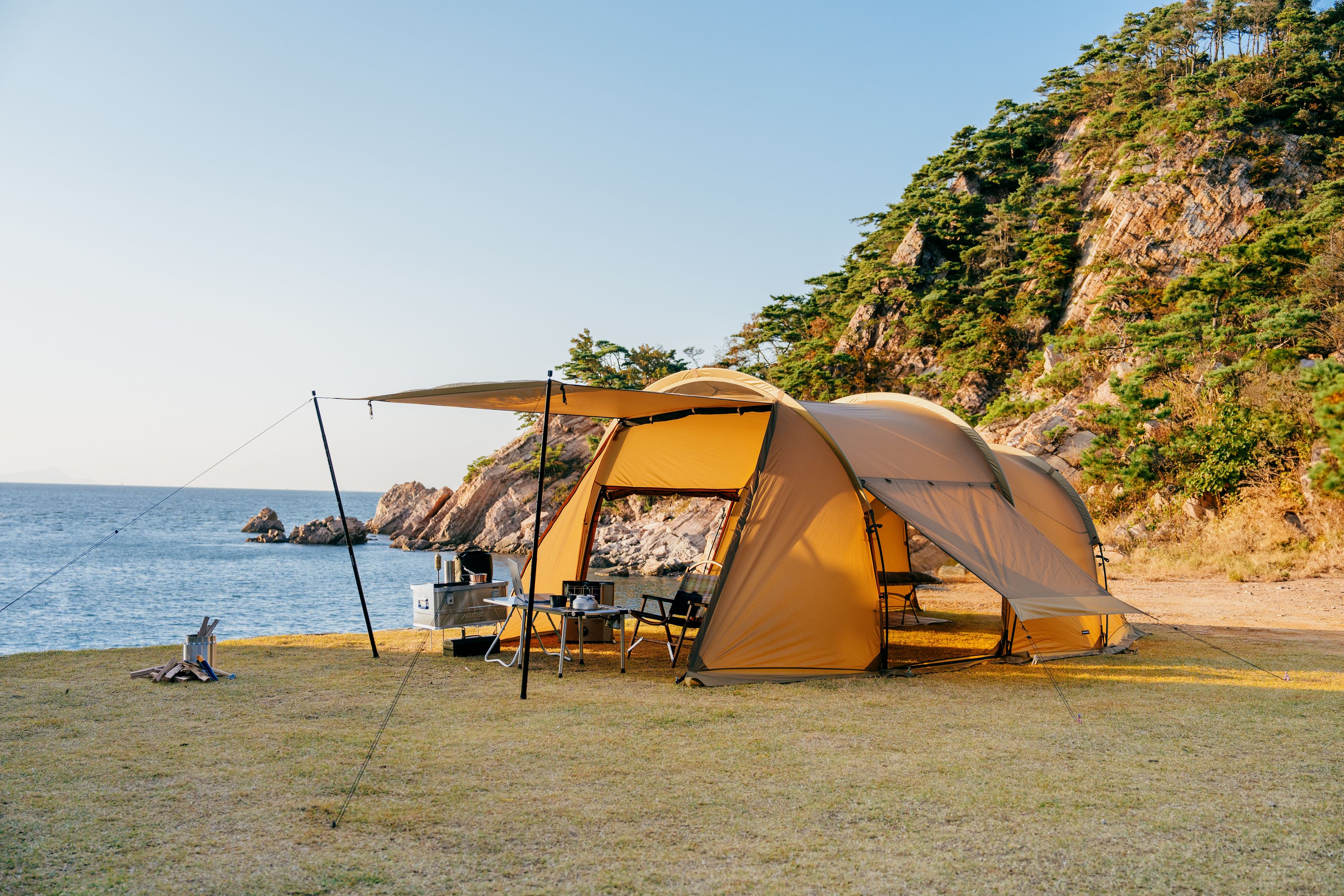 디얼스 이너코어 텐트 THE EARTH INNER CORE TENT 디얼스 이너코어 DAC폴 터널형 경량 4인용 텐트 - 상세 이미지 4