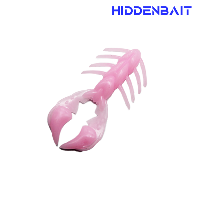 히든베이트 텔레스토 호그웜 배스웜 배스루어 H008 LIGHT PINK, 8.9cm - 메인 이미지