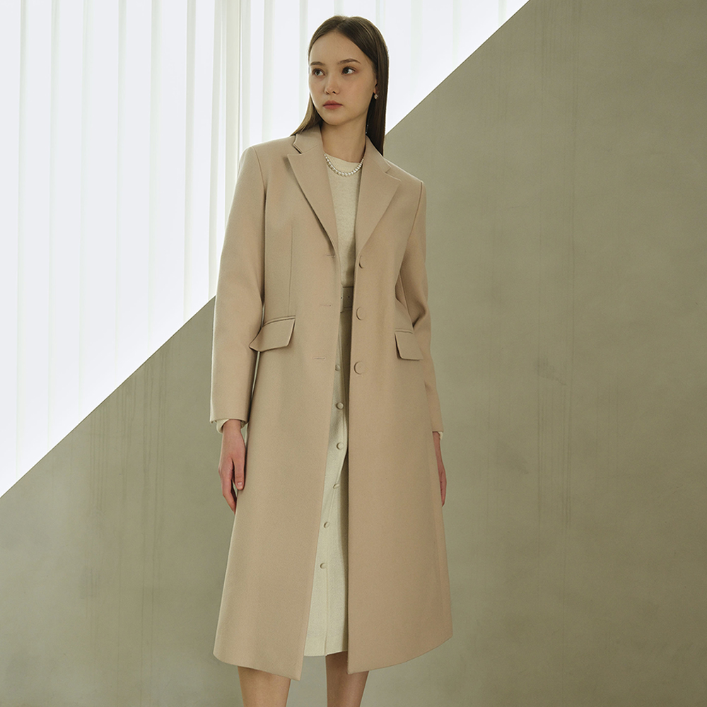 HAILEY Single tailored coat (AW Hainsworth)_pink 이미지 3