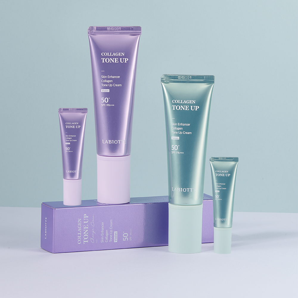 스킨 인핸서 콜라겐 톤 업 크림 40ml X 2개 + 엣지핏 스펀지 X 2개 이미지 2