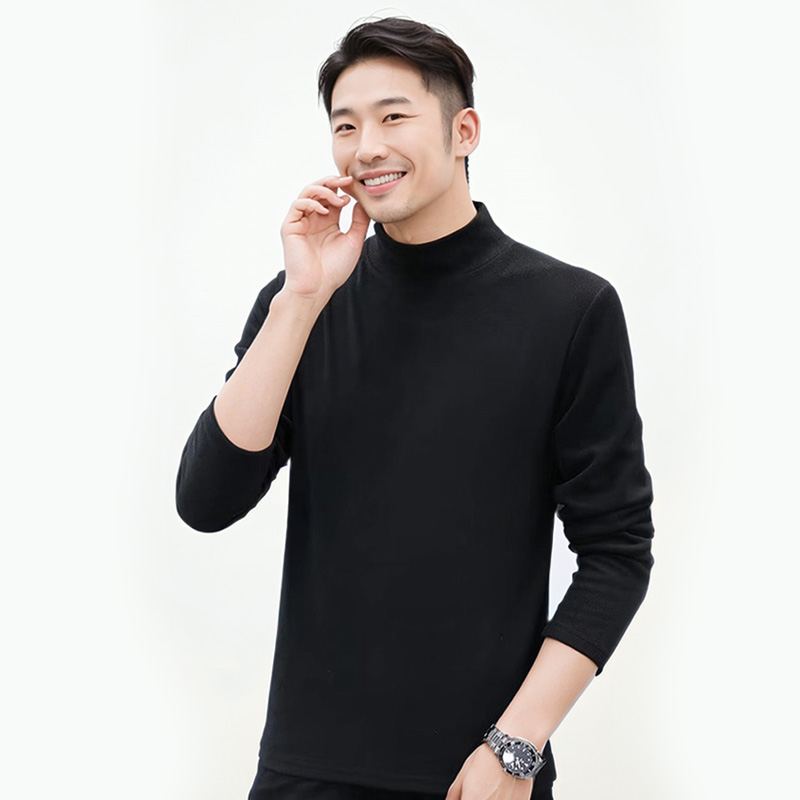 2중 기모 남자 목티 발열기모 폴라티 - 상세 이미지 4