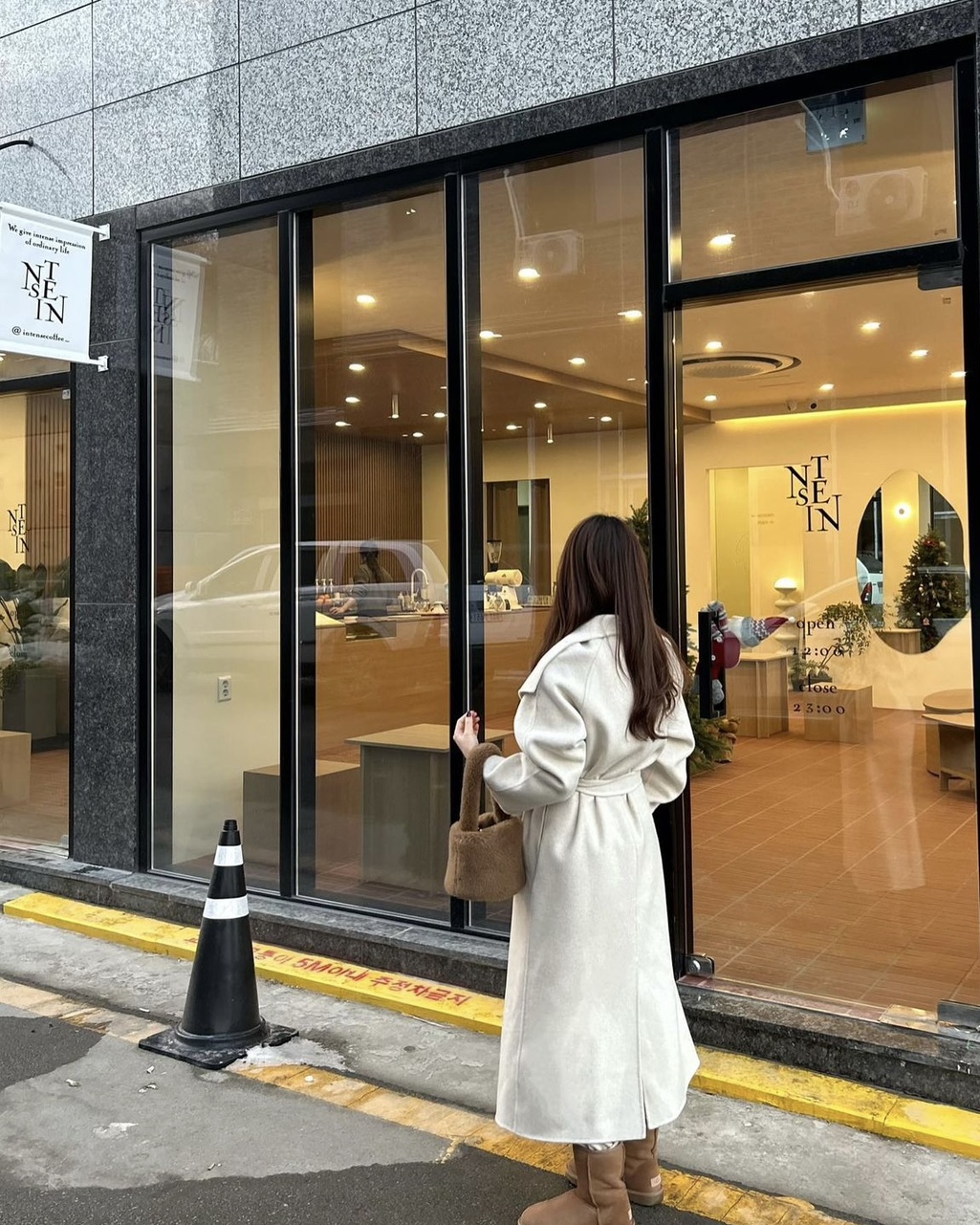 [Fabrit made](바로배송) 샌드 숄카라 핸드메이드 롱 코트 (오트밀) 상세 이미지 22