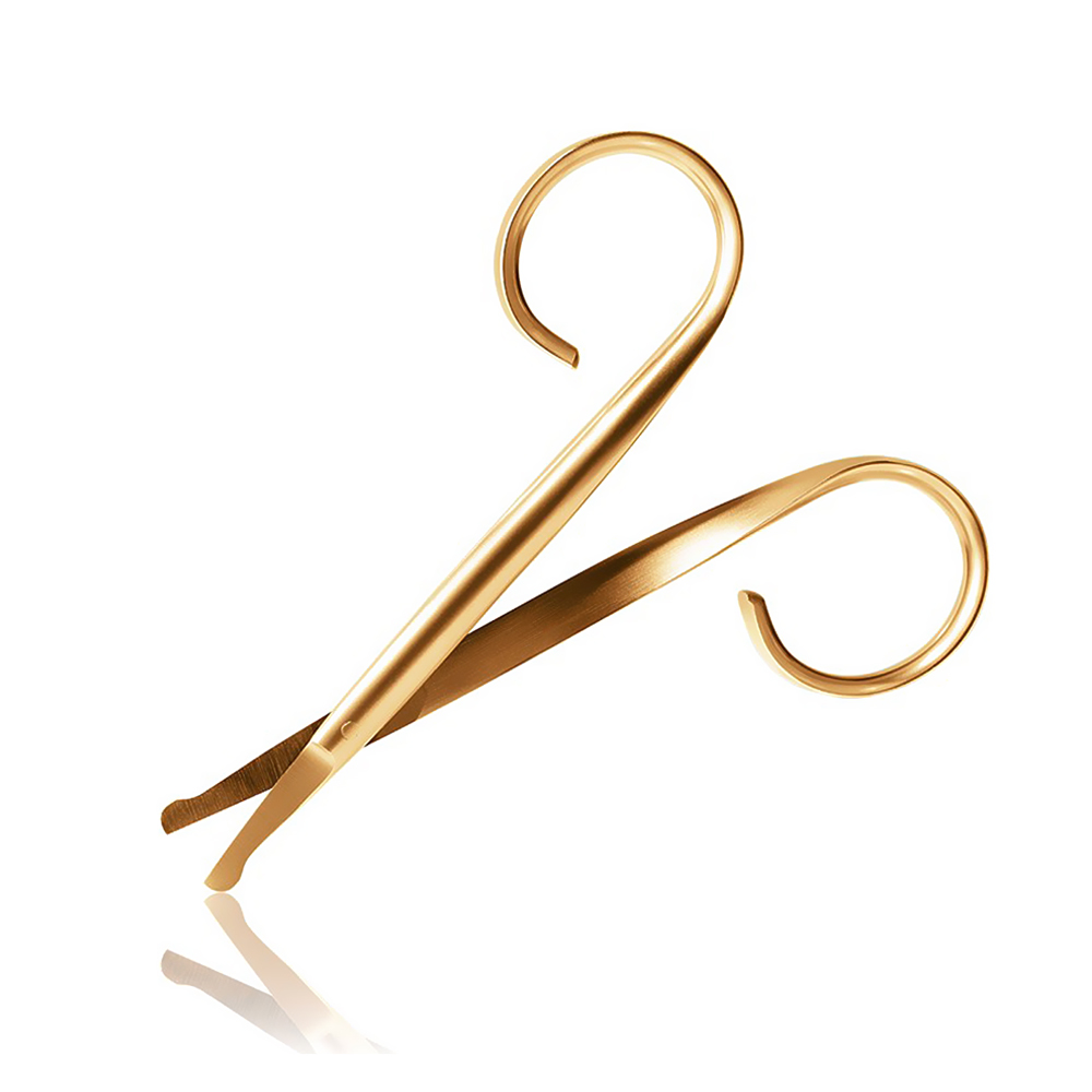 루비스 PRESTIGE SCISSORS ROUNDED DUCK GOLD 1F009 (콧털가위) - 상세 이미지 4