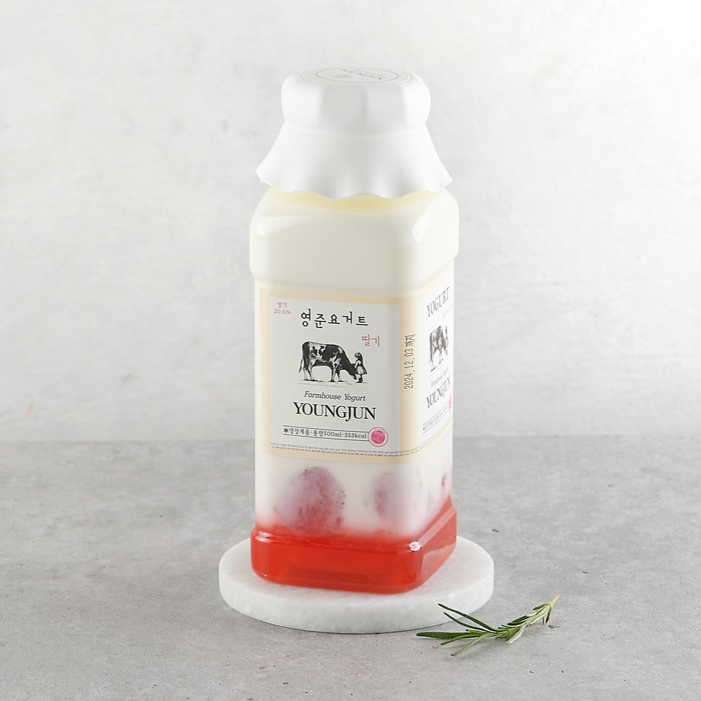 영준목장 수제 요거트  딸기 500ml
