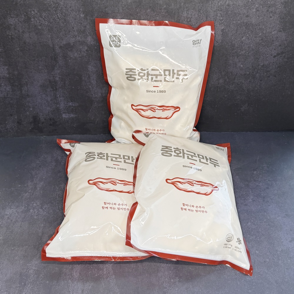 엄지 맛있는 중화군만두 업소용 중국집 튀김 냉동만두 고기, 1.4kg, 1개 - 상세 이미지 3