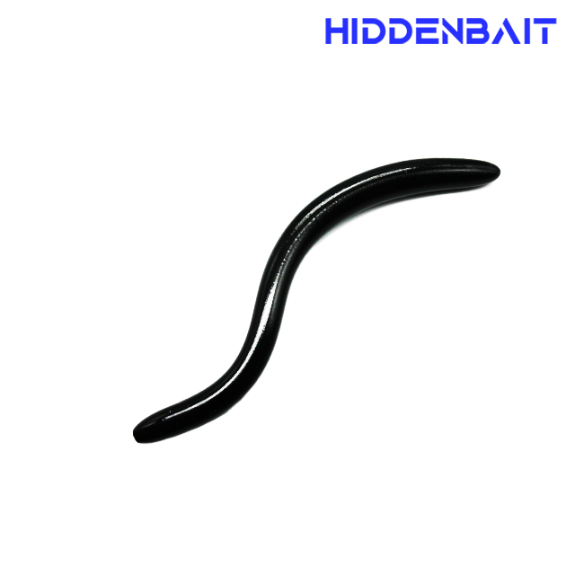 히든베이트 에르사 프리리그 배스웜 배스낚시 소프트베이트 H006 GRAY RED BLACK, 12.7cm(5인치) - 상세 이미지 2