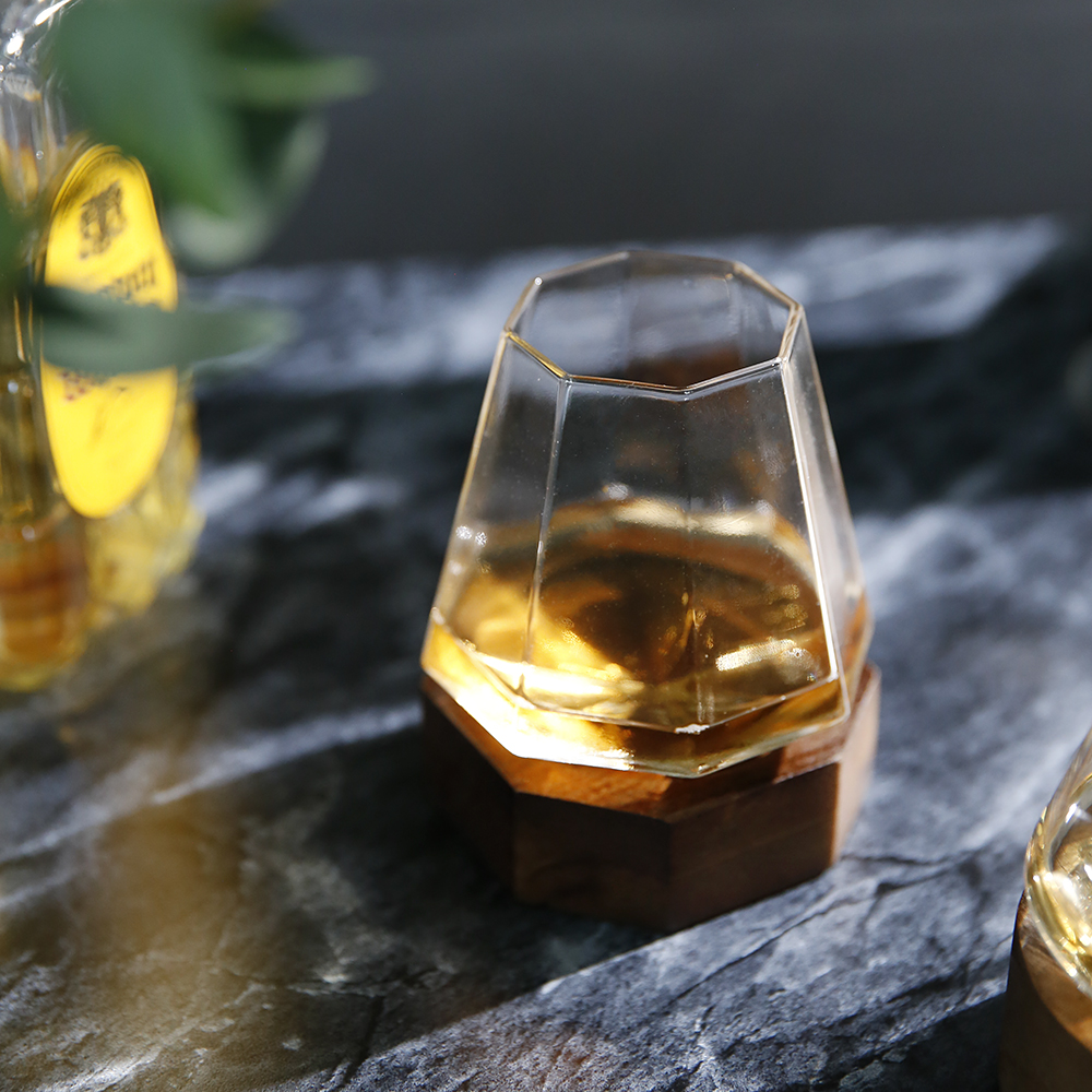 플라라 쉐이크 하이볼 온더락잔 양주잔 언더락잔 에어링 스월링 위스키잔 코스터 세트 라운드