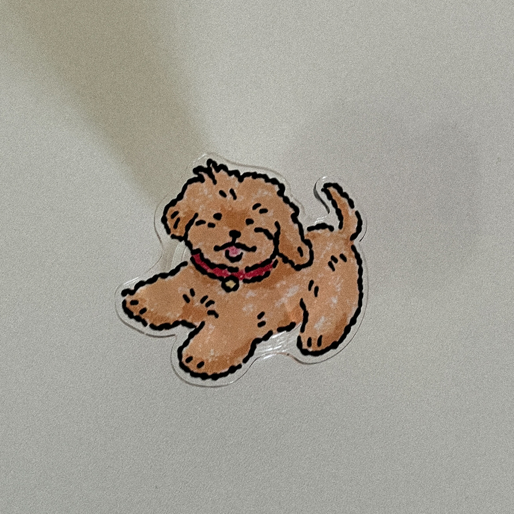 vintage puppy 디자인 [아크릴스마트톡] - 상세 이미지 2