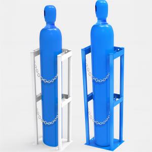 더우글 가스통 거치대 가스 용기 보관 산소통 보관함 전도방지 3병용 실사용 후기 | 효과 있을까? - 상품 이미지 3