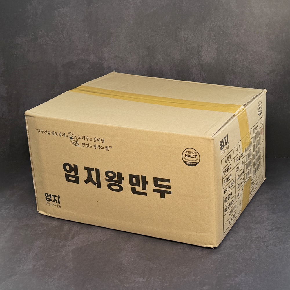 엄지 맛있는 왕만두 업소용 냉동만두 고기왕만두, 1.4kg, 1개 이미지 7