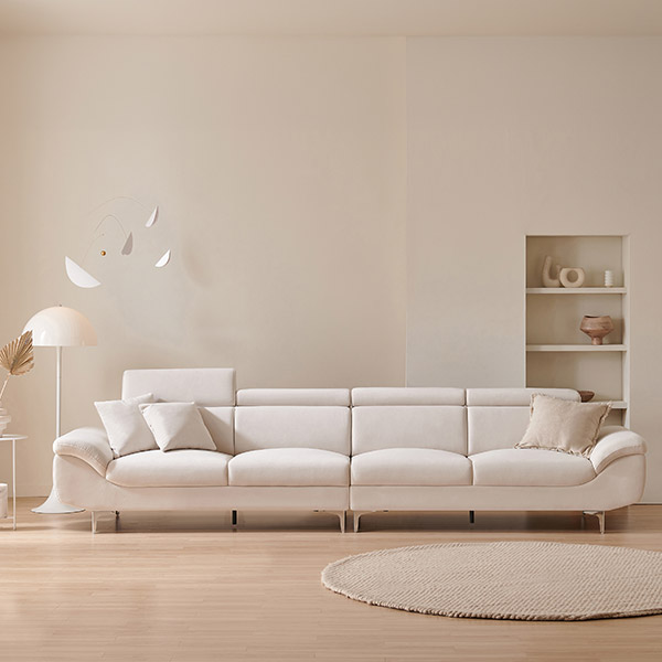 [삼익가구]뉴니드 6인용 아쿠아텍스 헤드틸팅 소파(스툴제외)