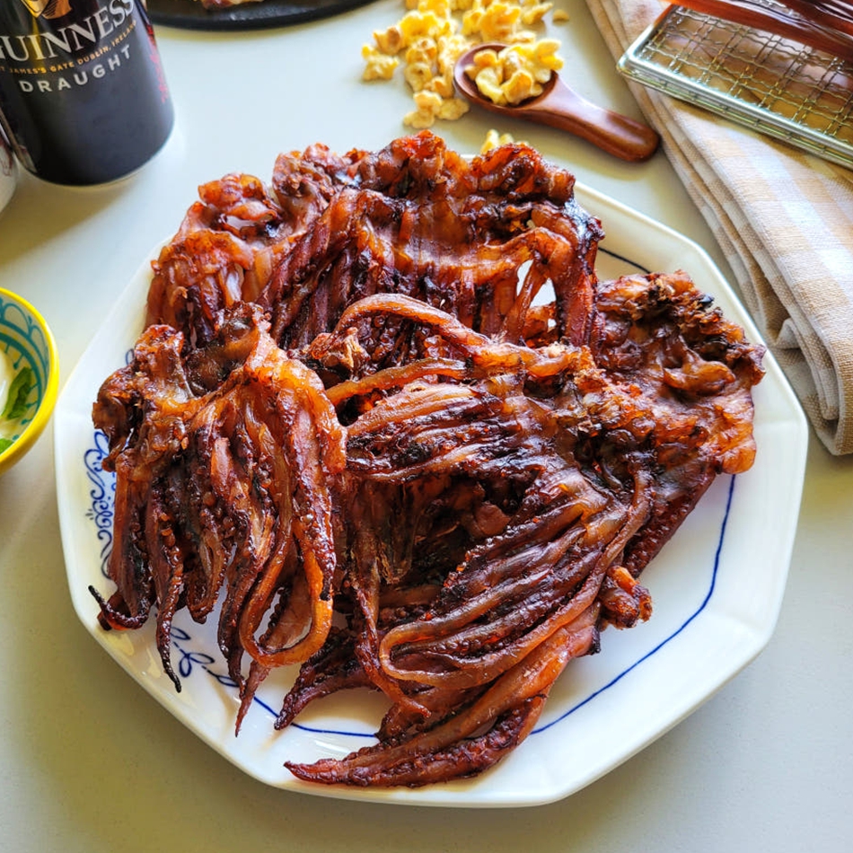 순돌이네 통통 까망 숏다리 오징어 조미 간식 안주 구이 다리 300g 이미지 4