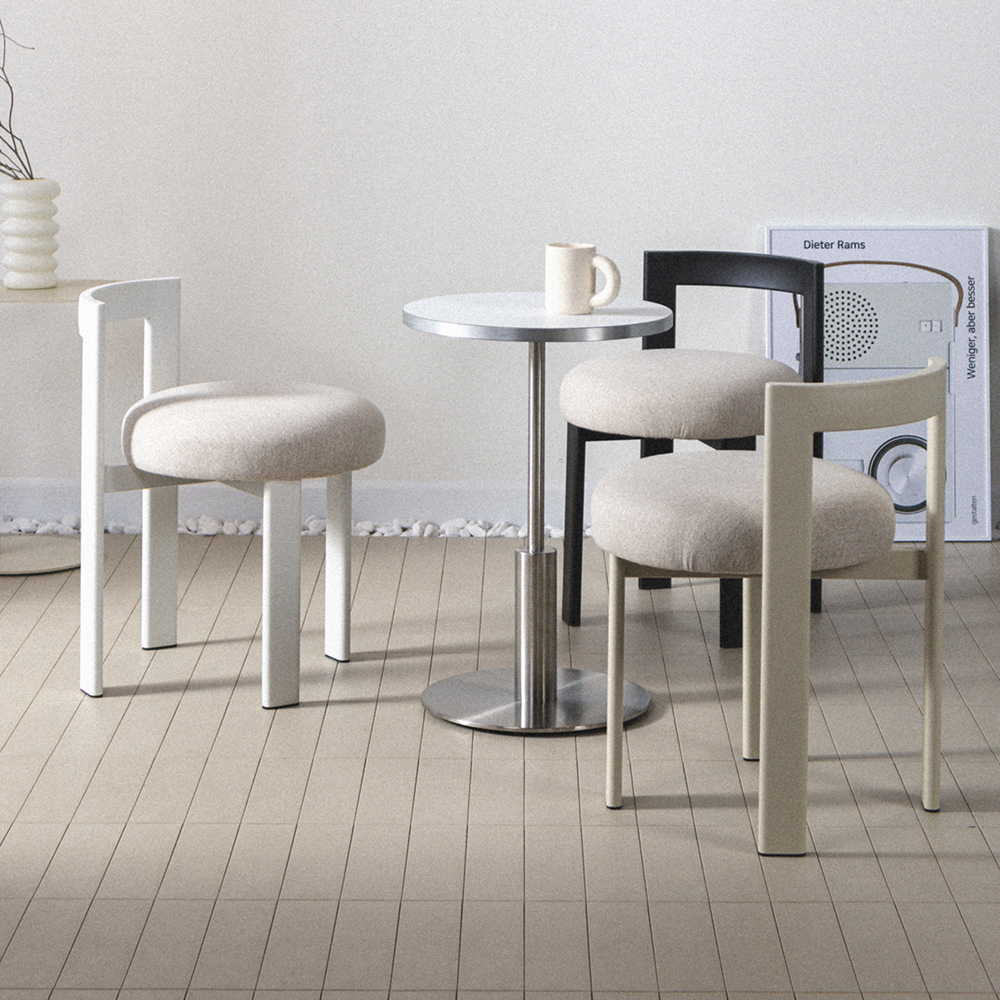 스툴 미니 디자인 낮은 인테리어 카페 의자 화장대의자 아크 스툴