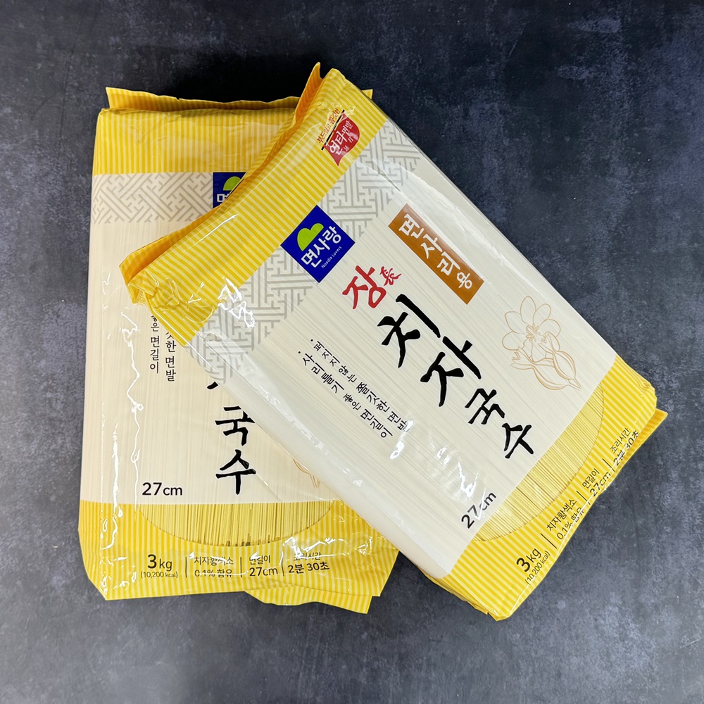 면사랑 장 치자국수 비빔 잔치국수면 업소용 3kg, 1개 - 상세 이미지 4