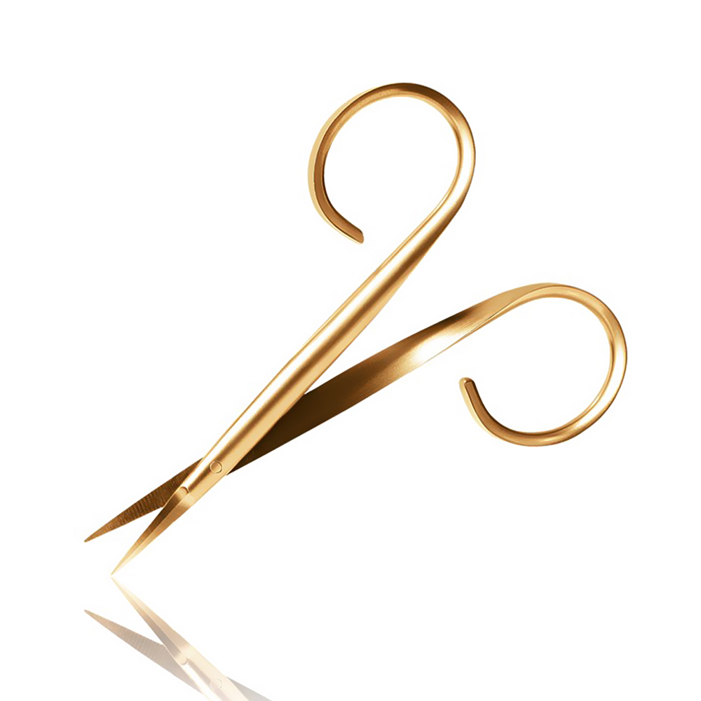 루비스 PRESTIGE SCISSORS CURVED COLIBRI GOLD 1F006 (눈썹 및 큐티클) - 상세 이미지 4