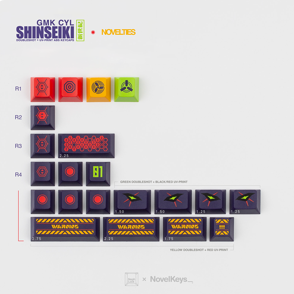 GMK CYL Shinseiki 키캡 별도구성 악센트 킷 등 - 상세 이미지 2