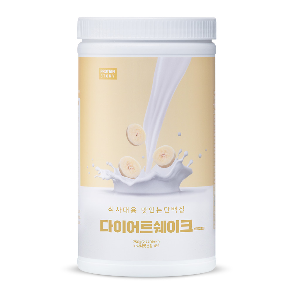 프로틴스토리 식사대용 맛있는 단백질 다이어트 쉐이크 스위트바나나 750g - 상품 이미지