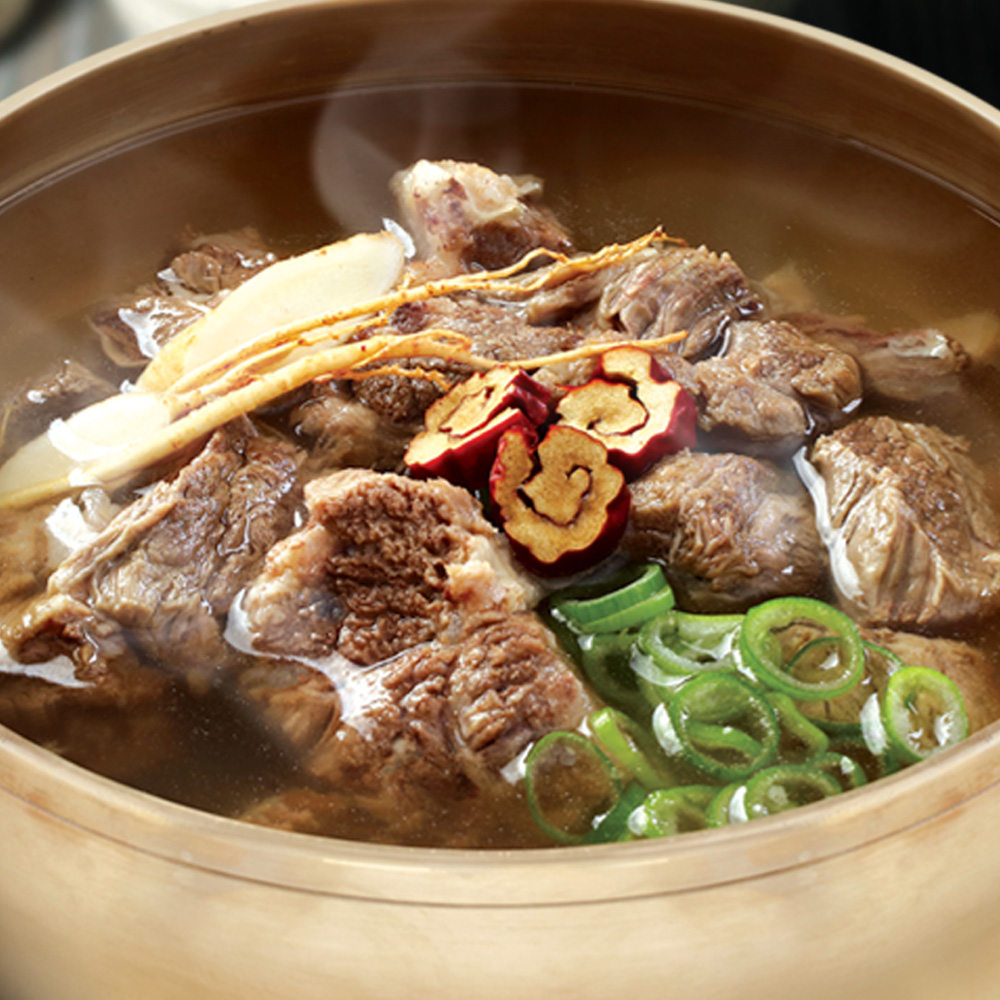 황장군 일품 뼈없는갈비탕 고기많은 순살갈비탕 맛있는 700g 11팩