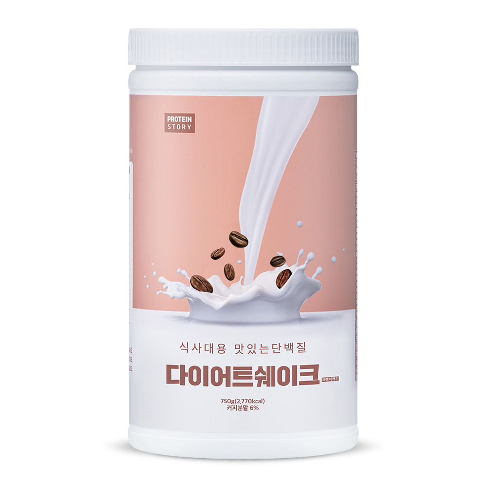 프로틴스토리 식사대용 맛있는 단백질 다이어트 쉐이크 프렌치커피 750g - 상품 이미지
