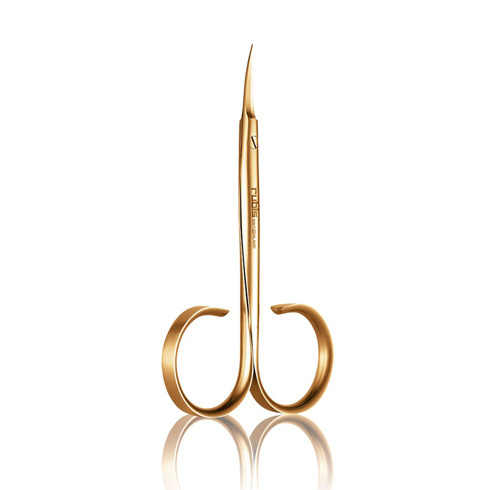 루비스 PRESTIGE SCISSORS CURVED COLIBRI GOLD 1F006 (눈썹 및 큐티클) - 상품 이미지