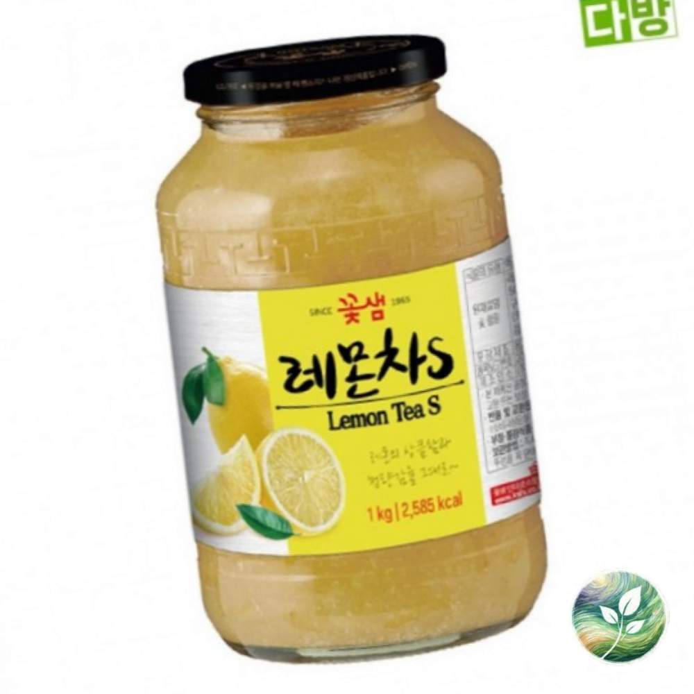 꽃샘 S 꿀레몬차 카페 과일청 액상차 1kg : 청초들마켓텐