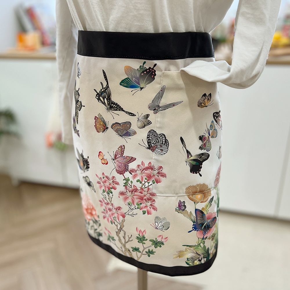 제이아트 한국기념품 예쁜앞치마 유학생 선물 기업답례품 꽃과나비앞치마